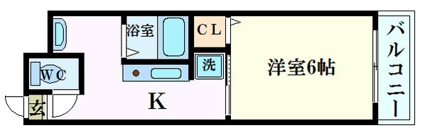 ケーズコート夙川の物件間取画像